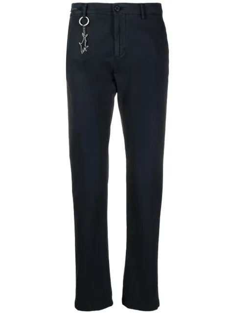 Paul & Shark logo-charm cotton chinos Blue 13314033