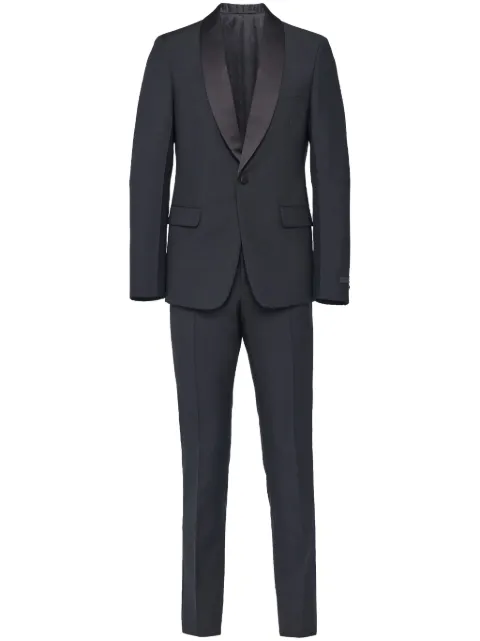 Prada single-breasted wool and mohair tuxedo Black UAF421S1411099