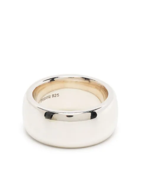 MAOR chunky-band polished-finish ring Silver ULSOLI3SLR6XX