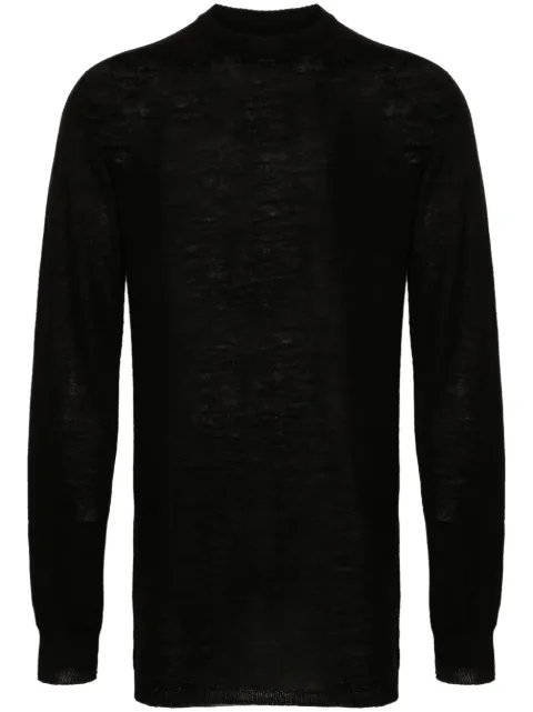 Rick Owens Oversized vigin-wool jumper Black RU01D3627M