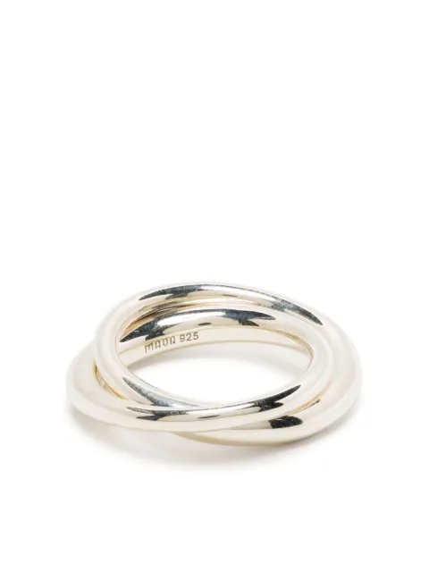 MAOR Duo Nerk polished-finish ring Silver UDUONERK3SLR6XX
