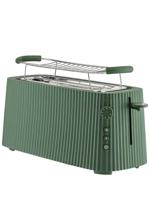 Alessi Plissé long toaster Green MDL15GR