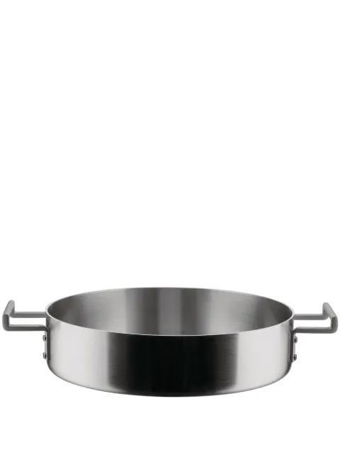 Alessi two-handles low casserole (28 cm) Silver DC10228