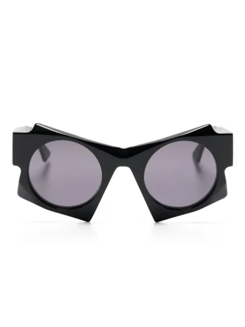 Kuboraum U5 geometric-frame sunglasses Black U5