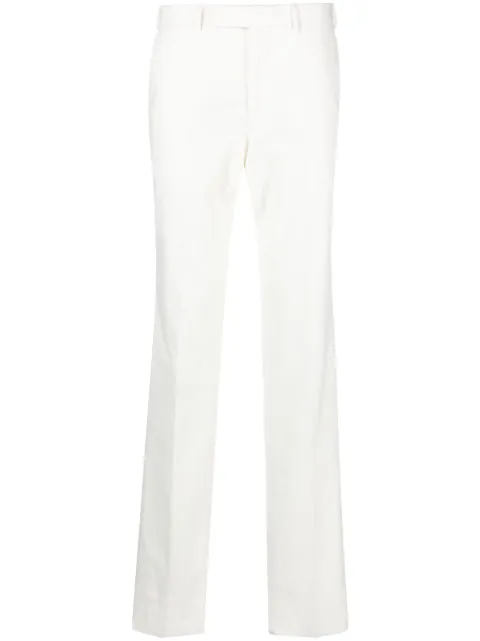 Zegna mid-rise straight-leg trousers White 670F12A675TB12