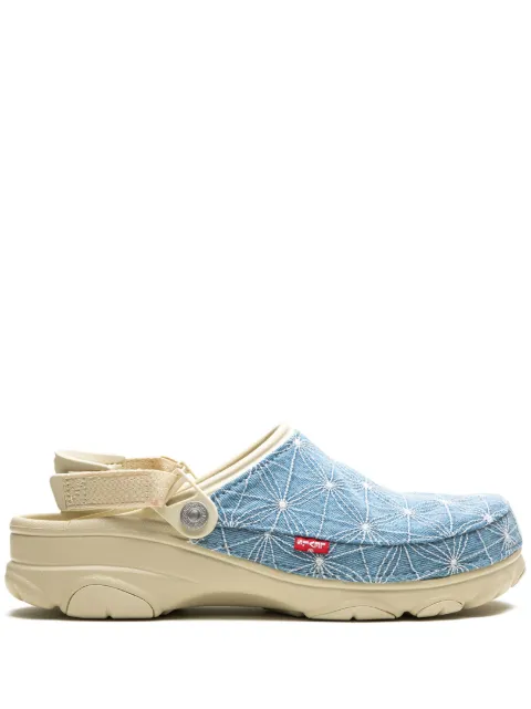 Crocs x Levi’s Classic All Terrain "Shasiko - Bone/Blue" clogs Blue 2089172Y2