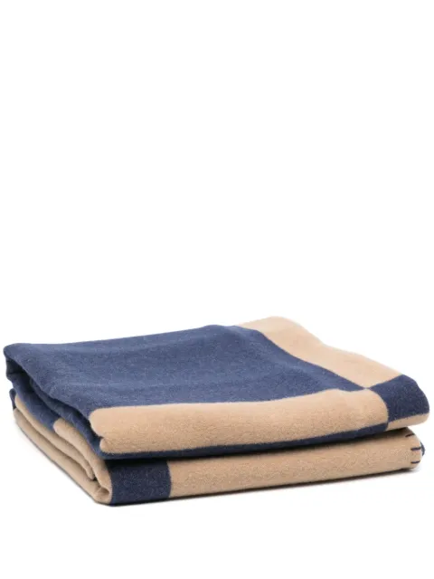 Ralph Lauren Home Northam colour-block wool blanket Blue 650766715002