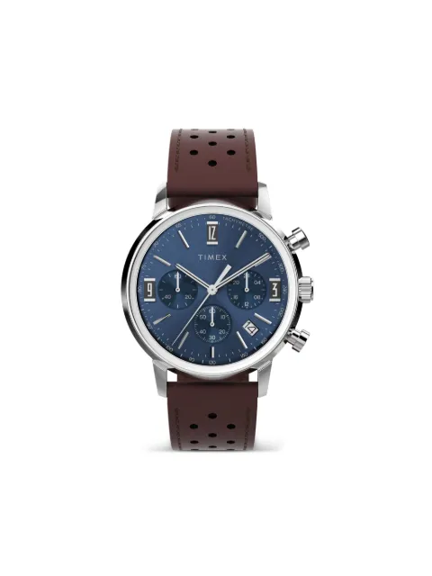 TIMEX Marlin Chronograph Tachymeter 40mm Blue TW2W10200