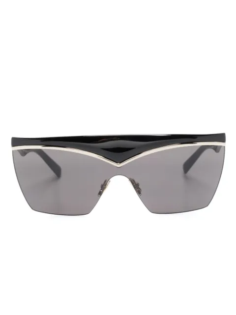 Saint Laurent Eyewear SL 614 Mask shield-frame sunglasses Black SL614MASK