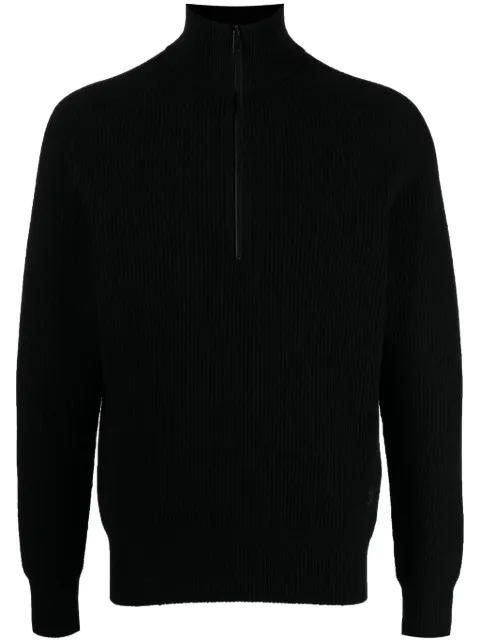 Alpha Tauri Fenla ribbed-knit jumper Black V1Y702