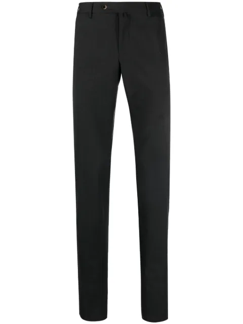 PT Torino off-centre straight-leg trousers Grey CODS01Z00CL1PO36