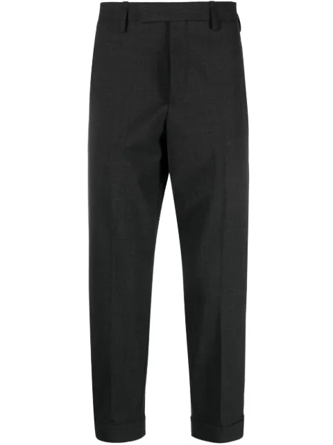 Neil Barrett mid-rise cropped trousers Grey PBPA116HV004