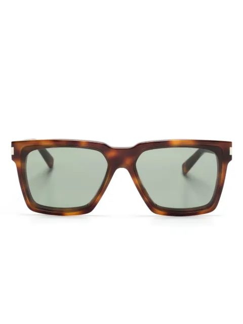 Saint Laurent Eyewear Wellington tortoiseshell sunglasses Brown SL610
