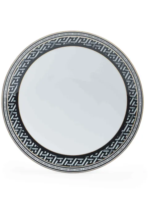 Versace La Greca porcelain plate (28 cm) White 1933540376510978