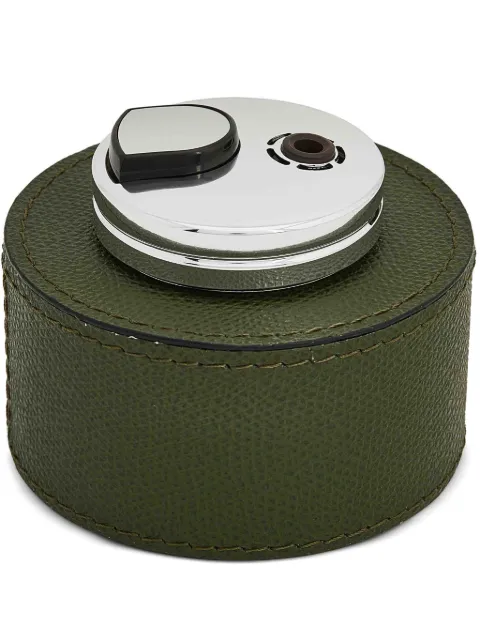 Giobagnara Montego leather table lighter case (8cm) Green VS030G02ST02