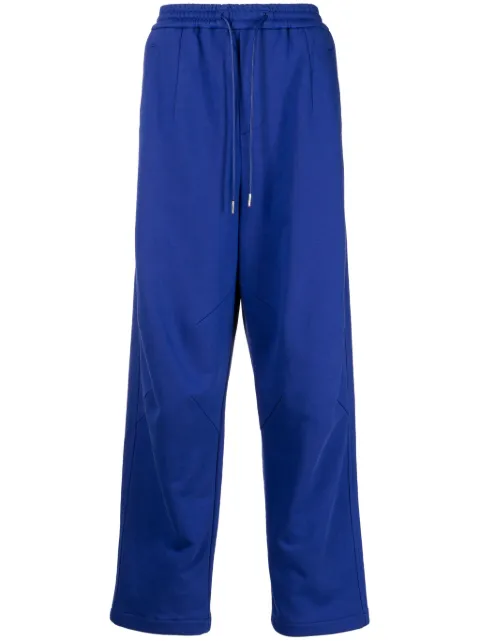 Juun.J drawstring cotton trousers Blue JC3X21P22P