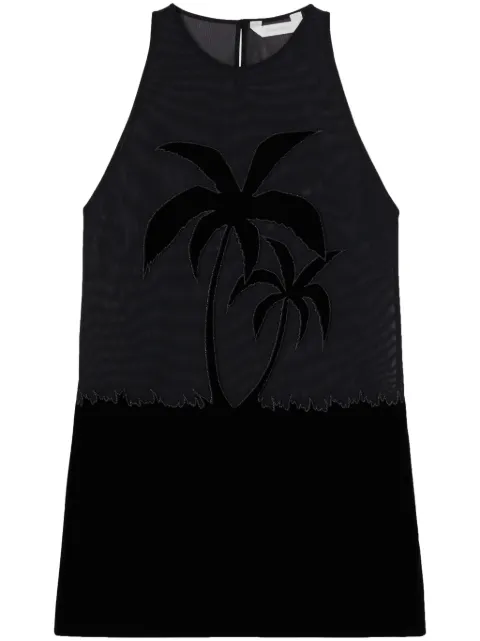 Palm Angels The Palm minidress Black PWDJ006R24FAB0011010