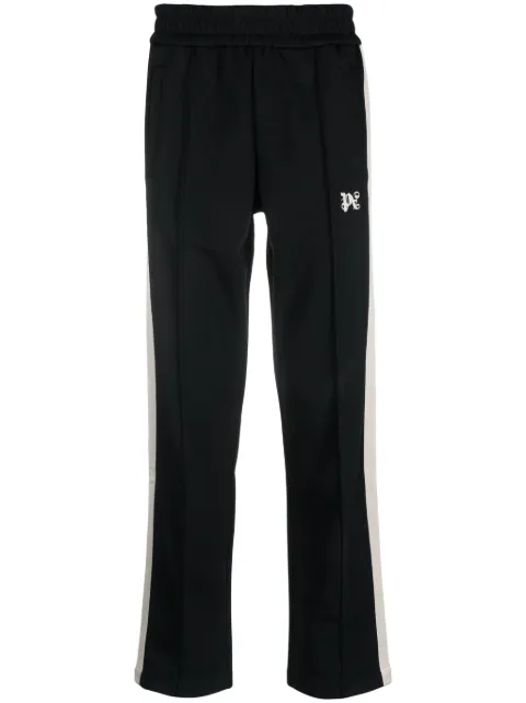Palm Angels side-stripe logo-detail trousers Black PMCJ020R24FAB001