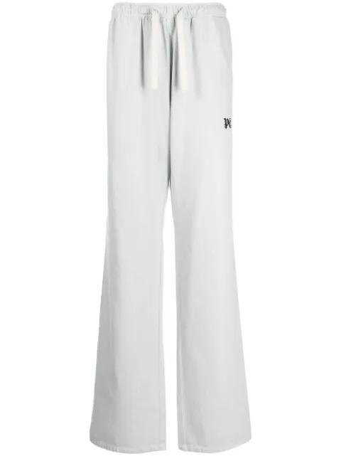 Palm Angels logo-embroidered track pants Grey PMCA141R24FAB0010510