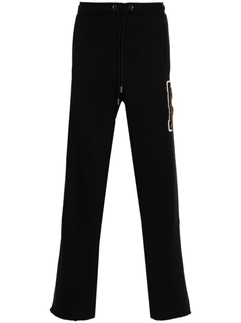 Just Cavalli raised-logo track pants Black 75OAA353F0002