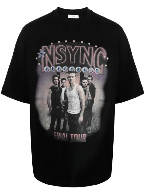 1989 STUDIO graphic-print cotton T-shirt Black D07NSYNC03