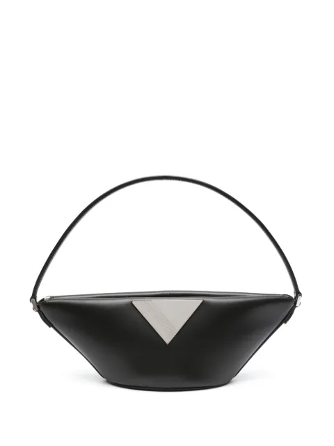 The Attico Piccola leather shoulder bag Black 246WAH50L019