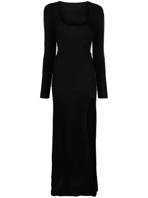 Jacquemus La Robe Dao knitted dress Black 233KN3472351990