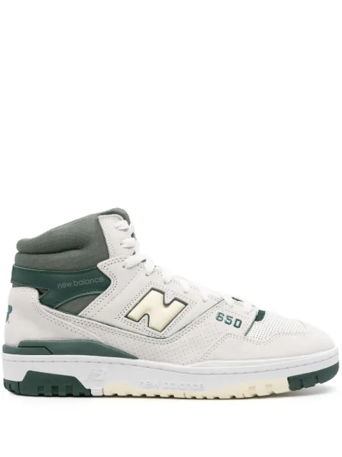 New Balance 650 high-top leather sneakers White BB650RVGD