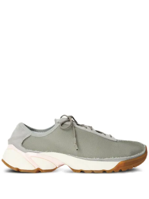 OUR LEGACY Klove suede-panel lace-up sneakers Grey A4237KG