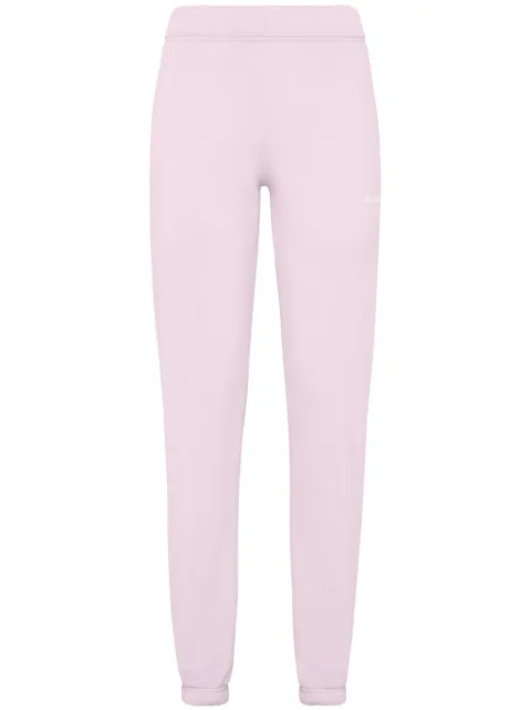 Plein Sport logo-print skinny track pants Pink SADCWJT1853SJO001N