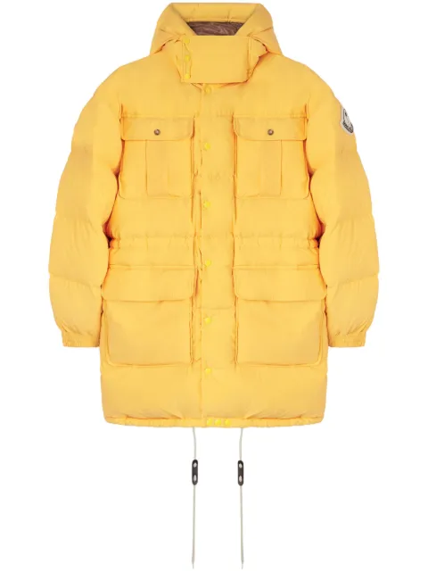 Moncler x Moncler long parka coat Yellow PMEA277T24FAB0011800