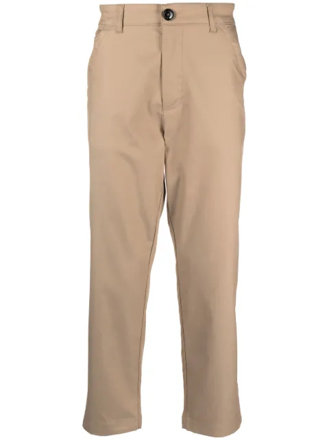 PMD tapered-leg high-waist trousers Neutrals P4189671LAMBERT
