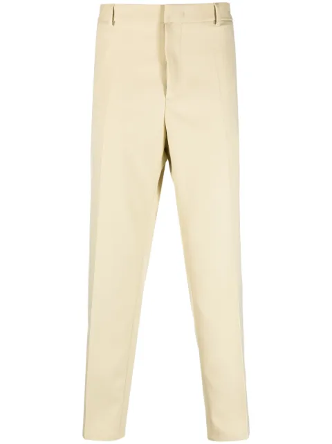 Jil Sander mid-rise straight-leg trousers Neutrals J21KA0011J70001