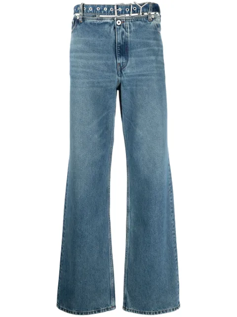 Y/Project Evergreen mid-rise wide-leg jeans Blue JEAN40S25