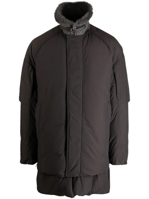 Juun.J stand-up collar padded coat Grey JC3Y39P823
