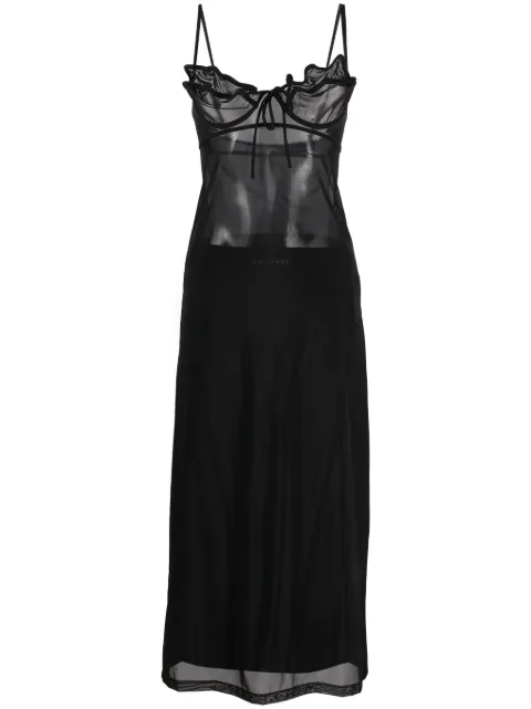 Y/Project Wire mesh slip dress Black WTSDRESS70S25