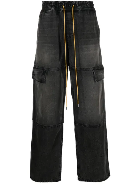 RHUDE Plateau cargo jeans Black RHPF23PA06012685