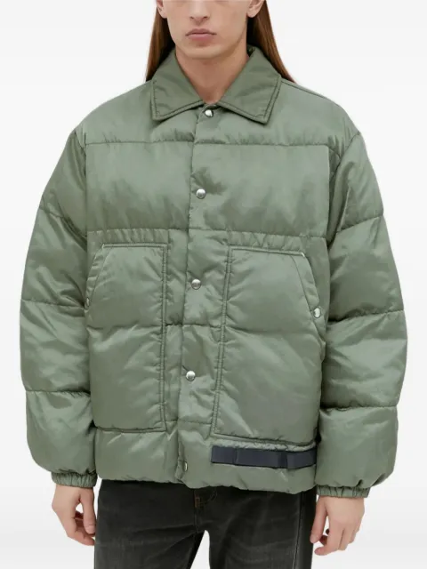 OAMC quilted snap-fastening jacket Green 23A28OAU23NYL00710