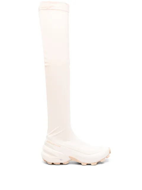 MM6 Maison Margiela X Salomon thigh-length chunky boots Neutrals S66WW0074P5741