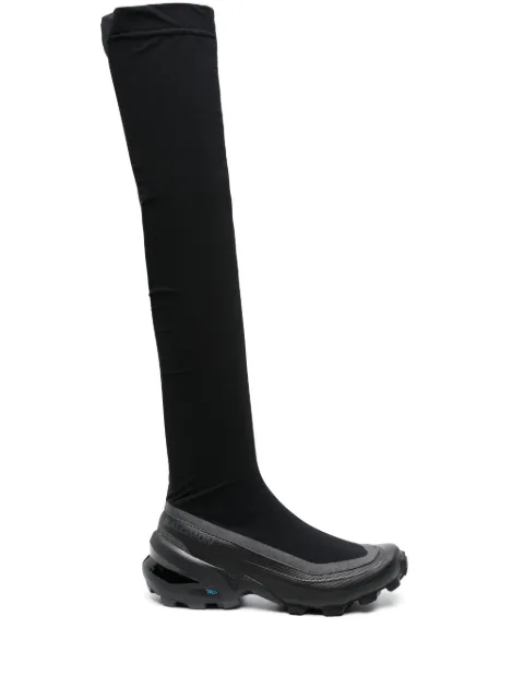 MM6 Maison Margiela X Salomon thigh-length chunky sneakers Black S66WW0074P5741