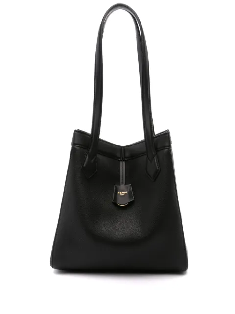 FENDI medium Origami leather shoulder bag Black 8BH414APZA