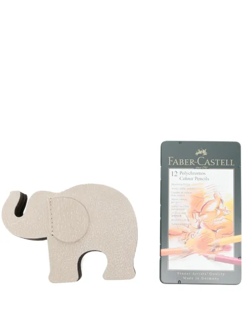 Graf von Faber-Castell elephant leather pen holder Neutrals 118725