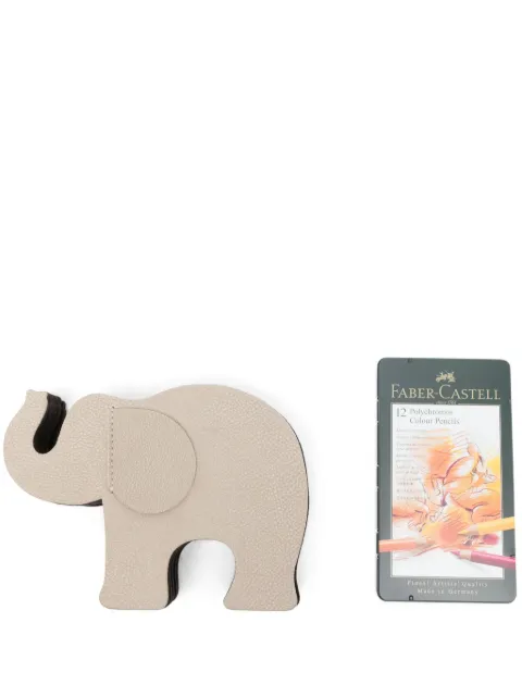 Graf von Faber-Castell elephant leather pen holder Neutrals 118726