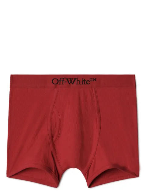 Off-White 2024 Lunar New Year logo-waist boxers Red OMUA001G23FAB0012510
