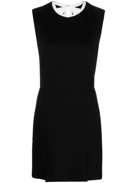 MSGM cut-out detail sleeveless minidress Black 3541MDA23Y237615