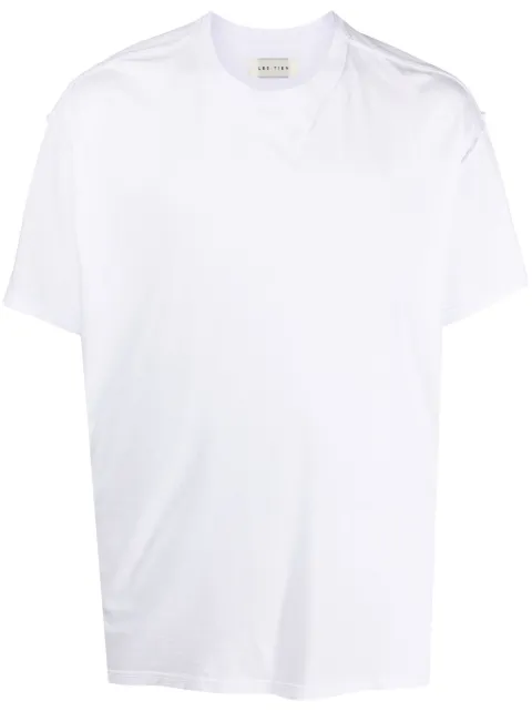 Les Tien crew-neck cotton T-shirt White CC2020
