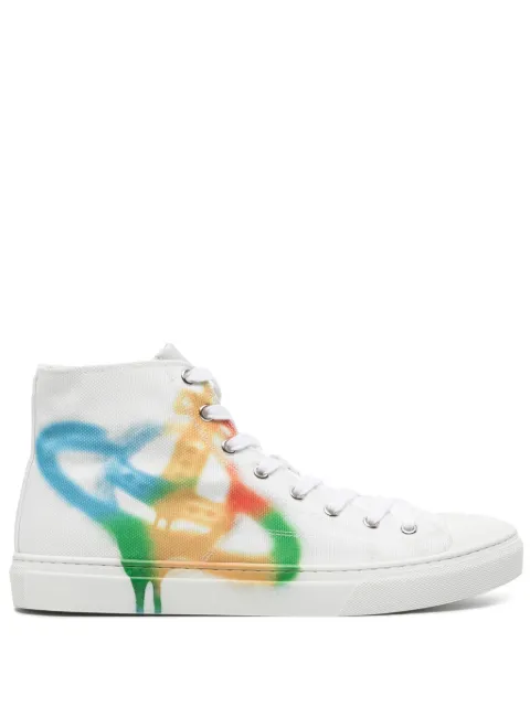 Vivienne Westwood Plimsoll high-top sneakers White 75010001MW00QT