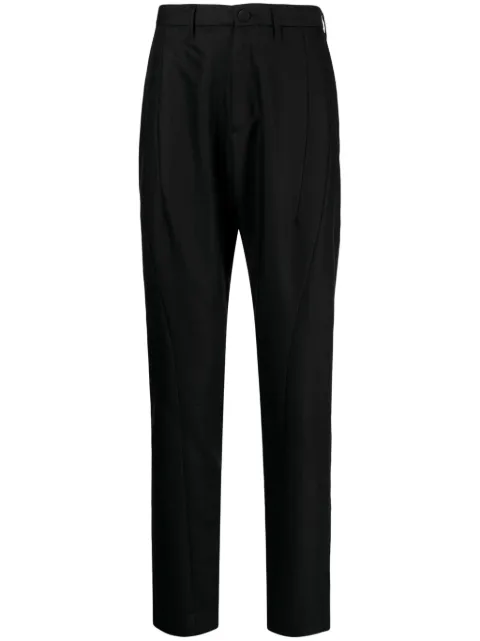 Julius straight-leg glittery tailored trousers Black 839PAM1