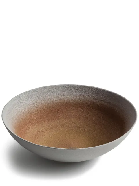 Poltrona Frau Cretto stoneware large bowl Brown 5514032