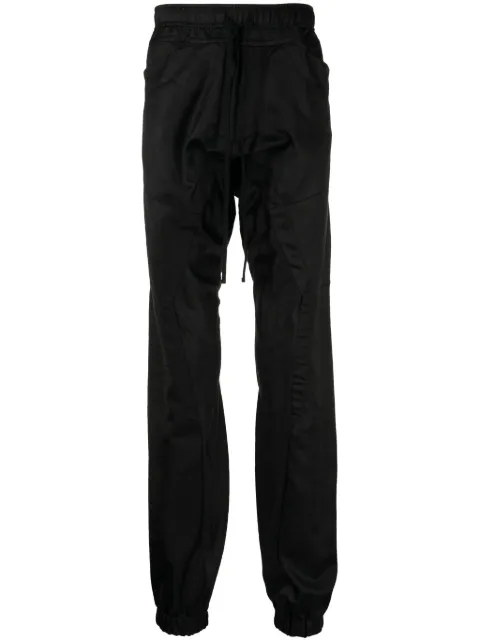 Julius drawstring-waist skinny trousers Black 837PAM3